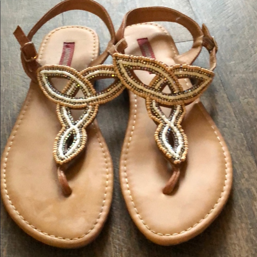 Beaded sandals